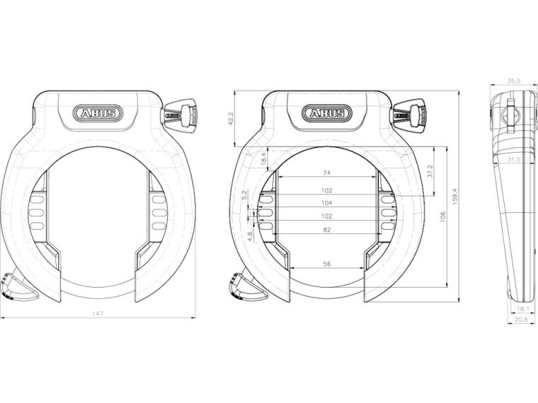 Abus Pro Amparo 4750SL ART2 Ringslot