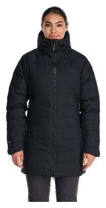 Parka en duvet imperméable Rab Valiance Noir Femme