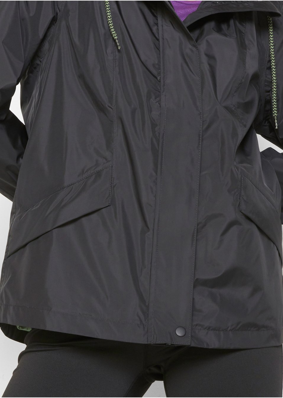 Veste coupe-vent avec polyester recyclé