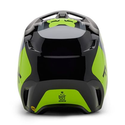 Casque cross Fox V1 LEAN 2025 - Gris / Jaune