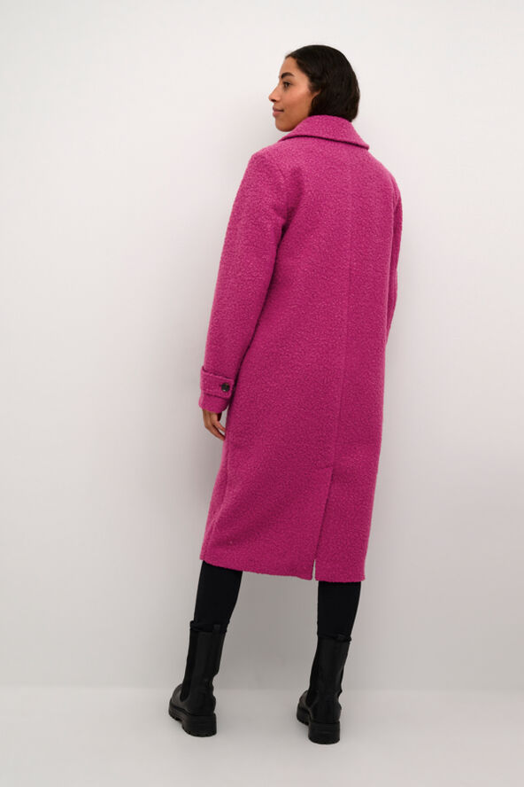 Kaffe KAannelise Coat Festival fuchsia