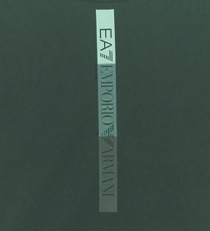EA7 T-shirt - Beetle m. Sort/Hvid/Gr?
