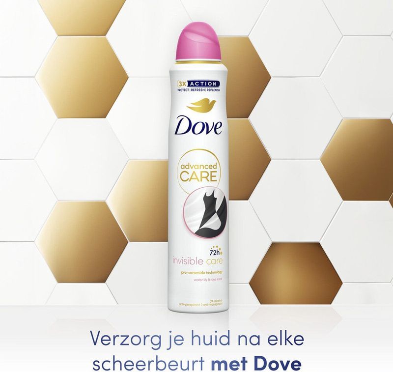 Dove - Advanced Care - Deodorant Spray - 200 ml - Zonder Alcohol