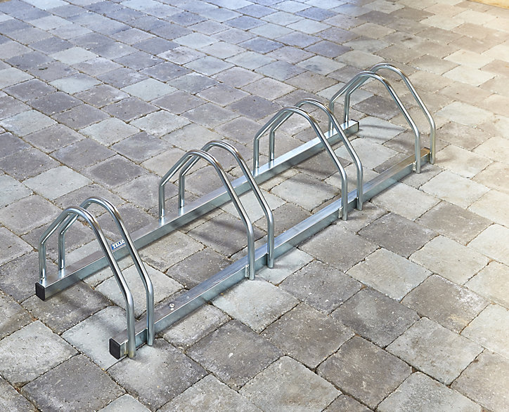 Râtelier pour 4 vélos L. 117 cm Mottez acier