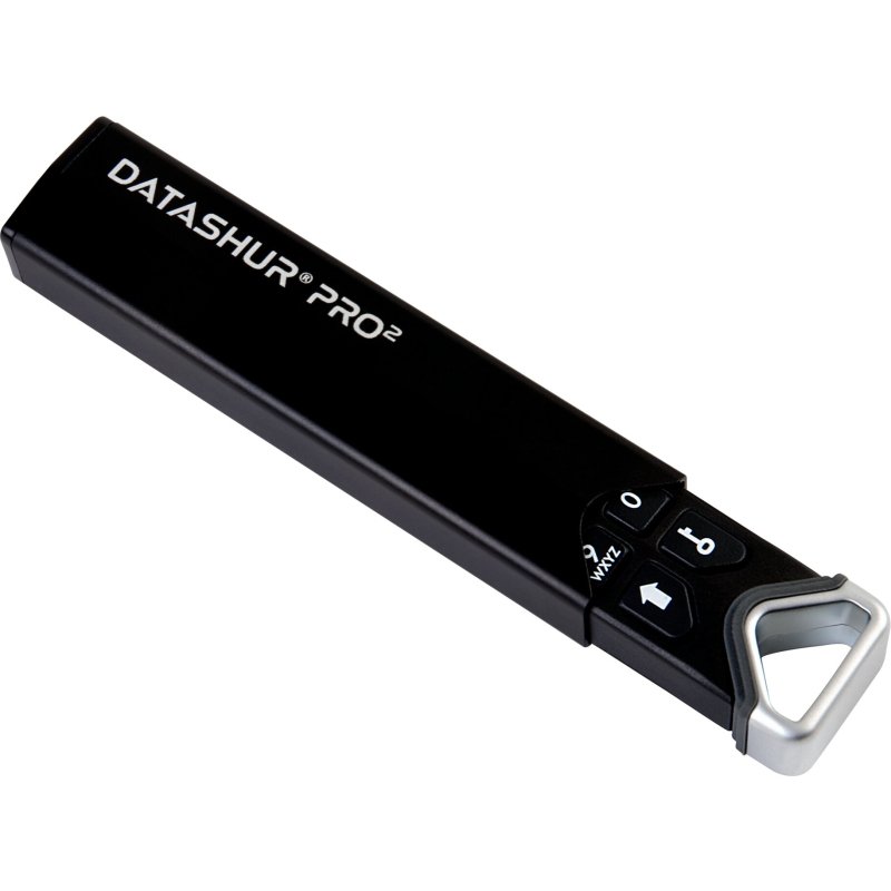 iStorage datAshur PRO2 lecteur USB flash 512 Go USB Type-A 3.2 Gen 1 (3.1 Gen 1) Noir