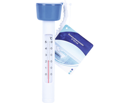 Zwemthermometer, blauw en wit