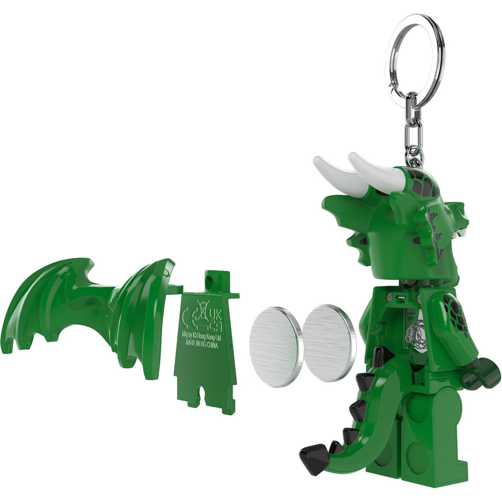 Køb Euromic Lego® Minifigures™ Nøglering Med Lys Green Dragon Girl