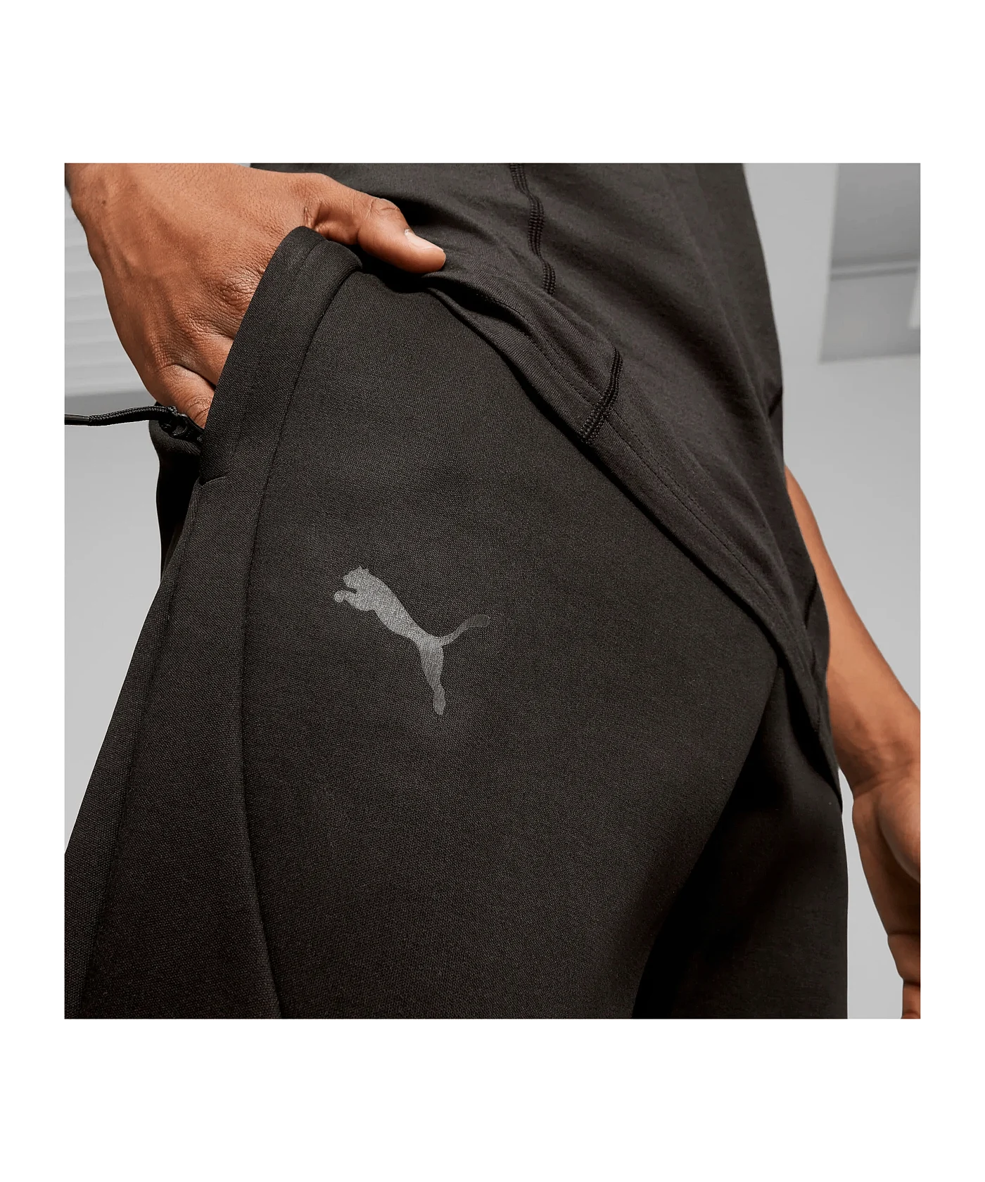 PUMA Hoops Team Dime Jogginghose Schwarz F01