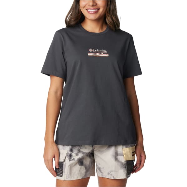 T-shirt COLUMBIA W BOUNDLESS BEAUTY SHORT SLEEVE TEE SHARK/HERITAGE
