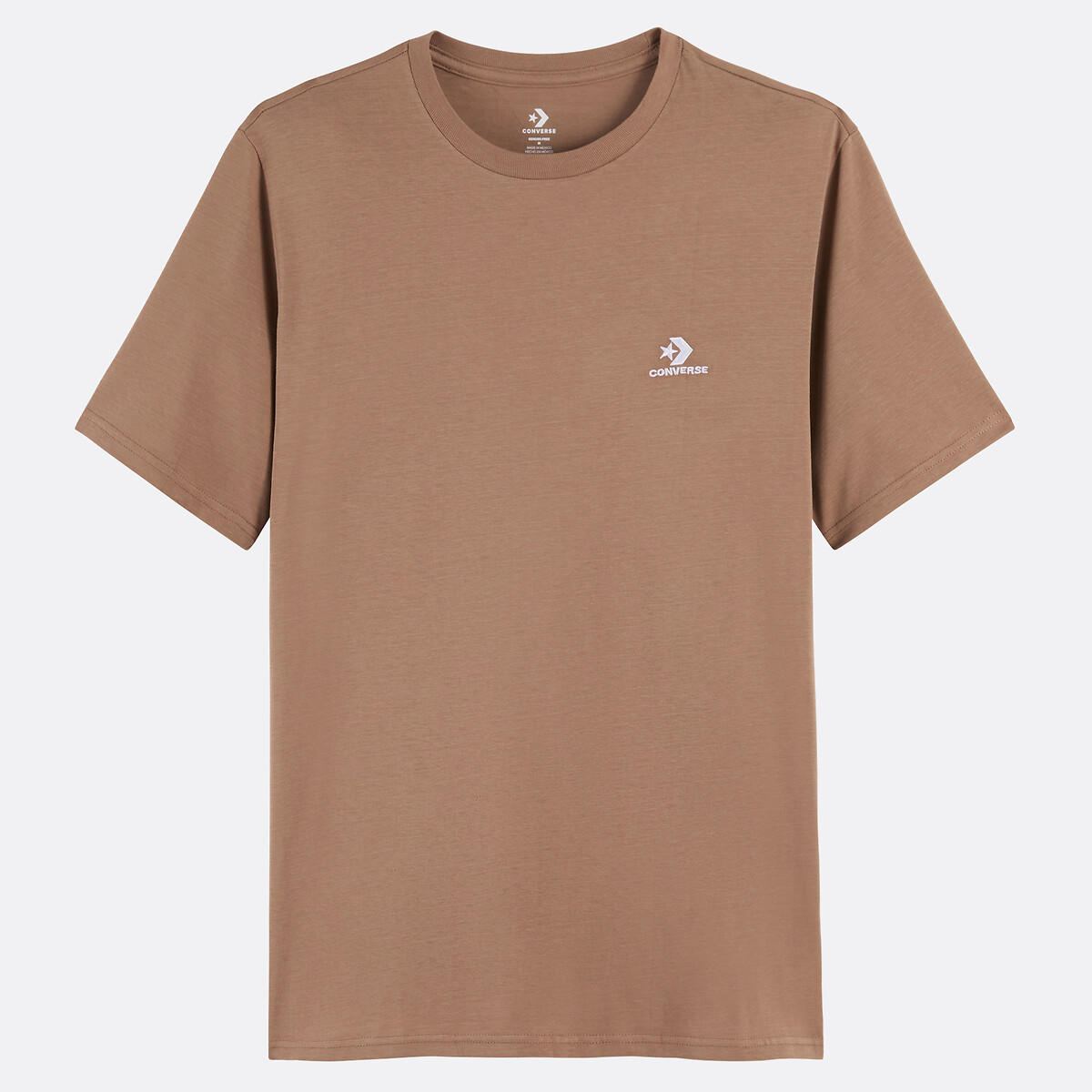 CONVERSE<br>Camiseta unissex, manga curta, com estampa de estrela e chevron