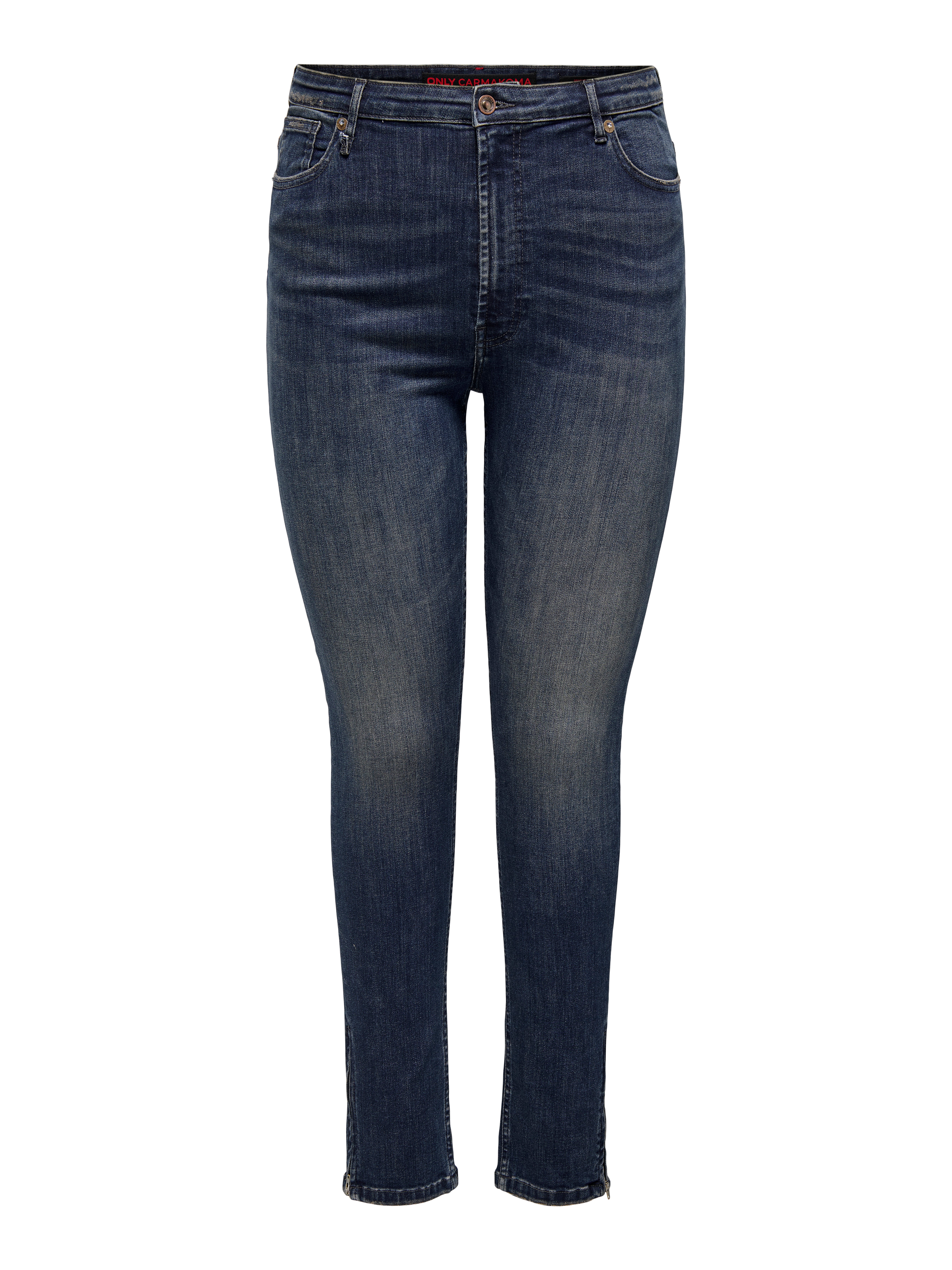CARCROSBY Hohe Taille Skinny Fit Jeans Washed Black
