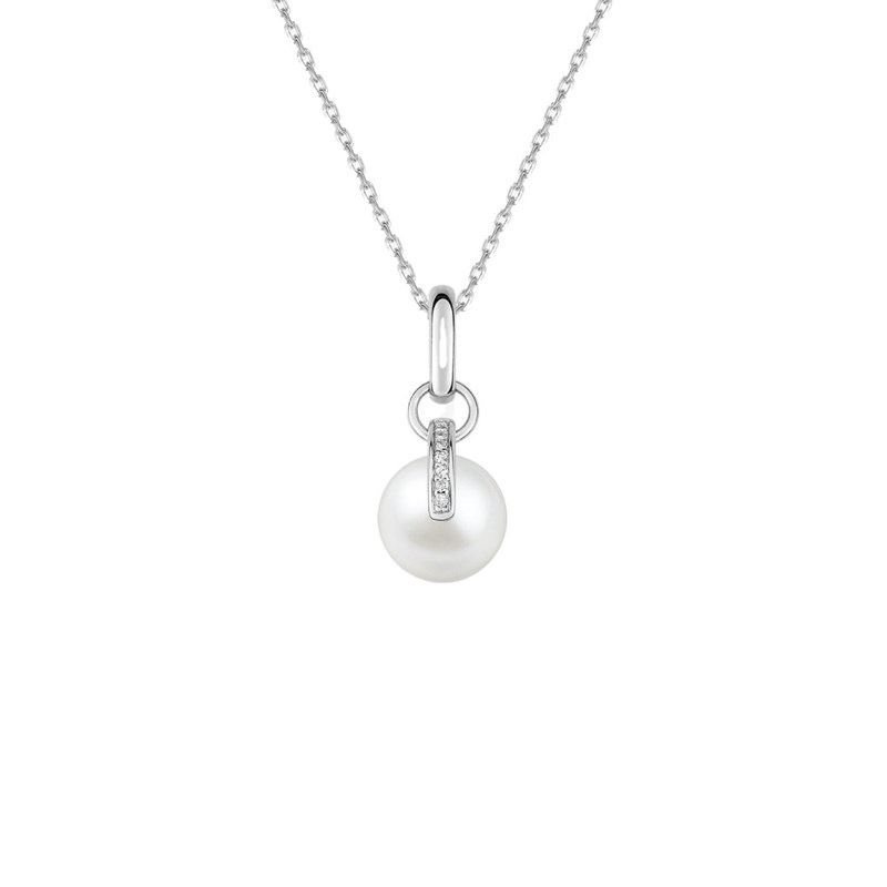 Collier Femme - Oxyde de zirconium - Argent 925 - Longueur : 42 cm