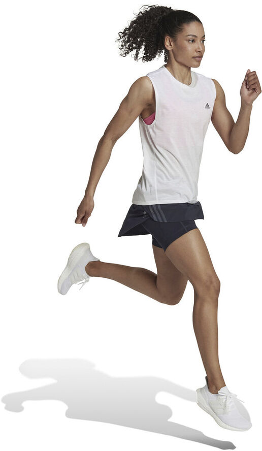 adidas Run Icons Løb Muscle tanktop Hvid