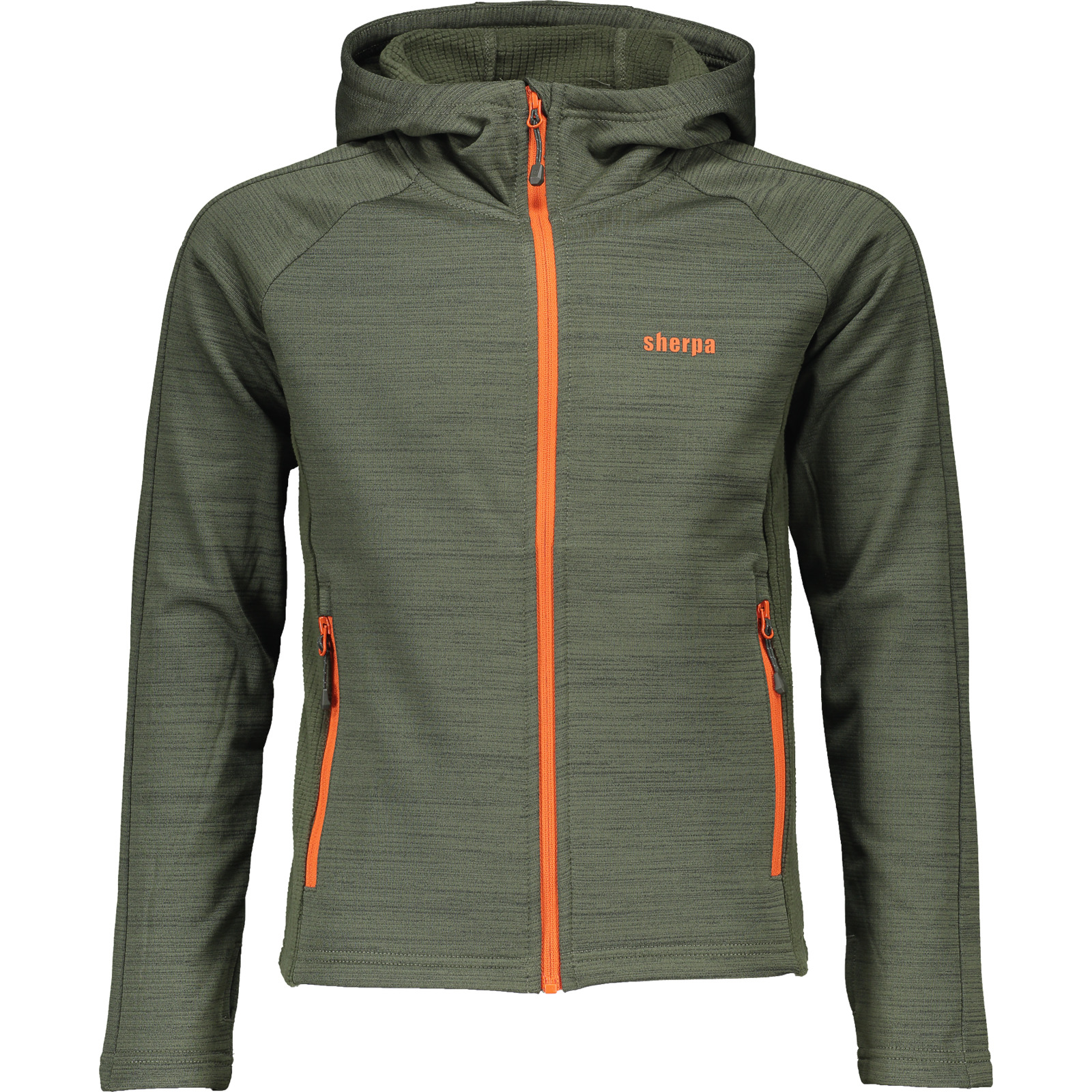 Sherpa Kinder-Fleecejacke Bajura olive
