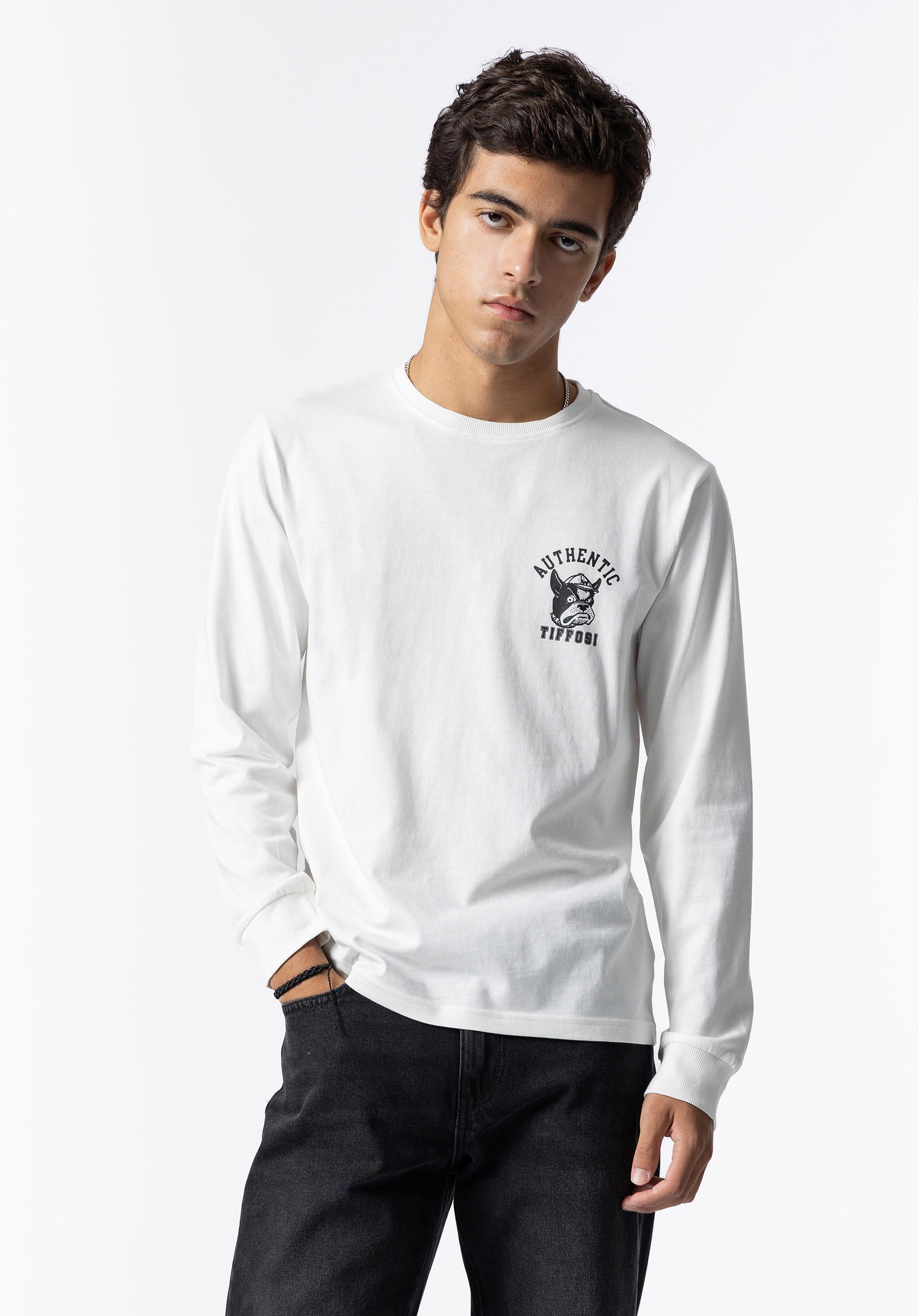 T-shirt com Estampado nas Costas