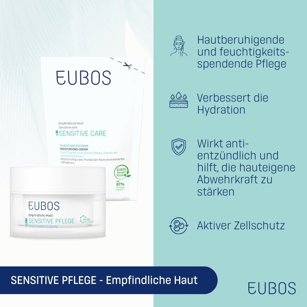 EUBOS® SENSITIVE CARE FEUCHTIGKEITSCREME NACHFÜLLBEUTEL