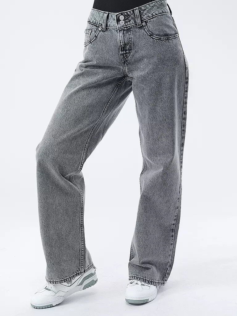 LEVI'S® Jeans Straight Fit SUPERLOW grau