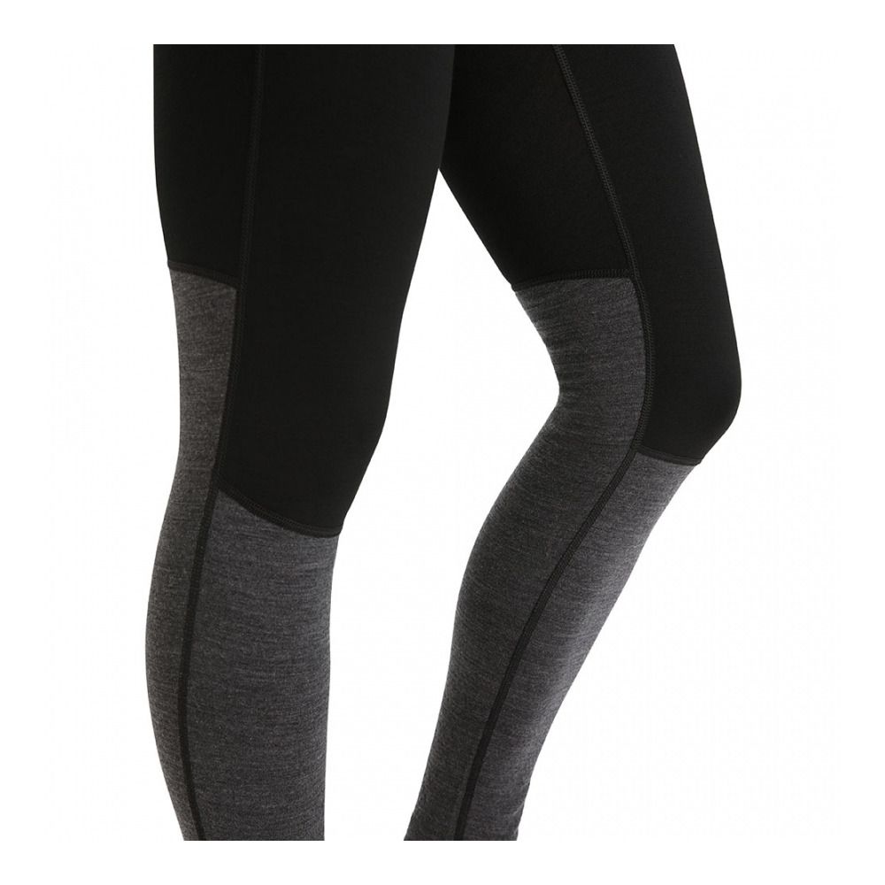 Icebreaker ZONEKNIT 200 - Sous-couche Femme black/jet hthr/cb