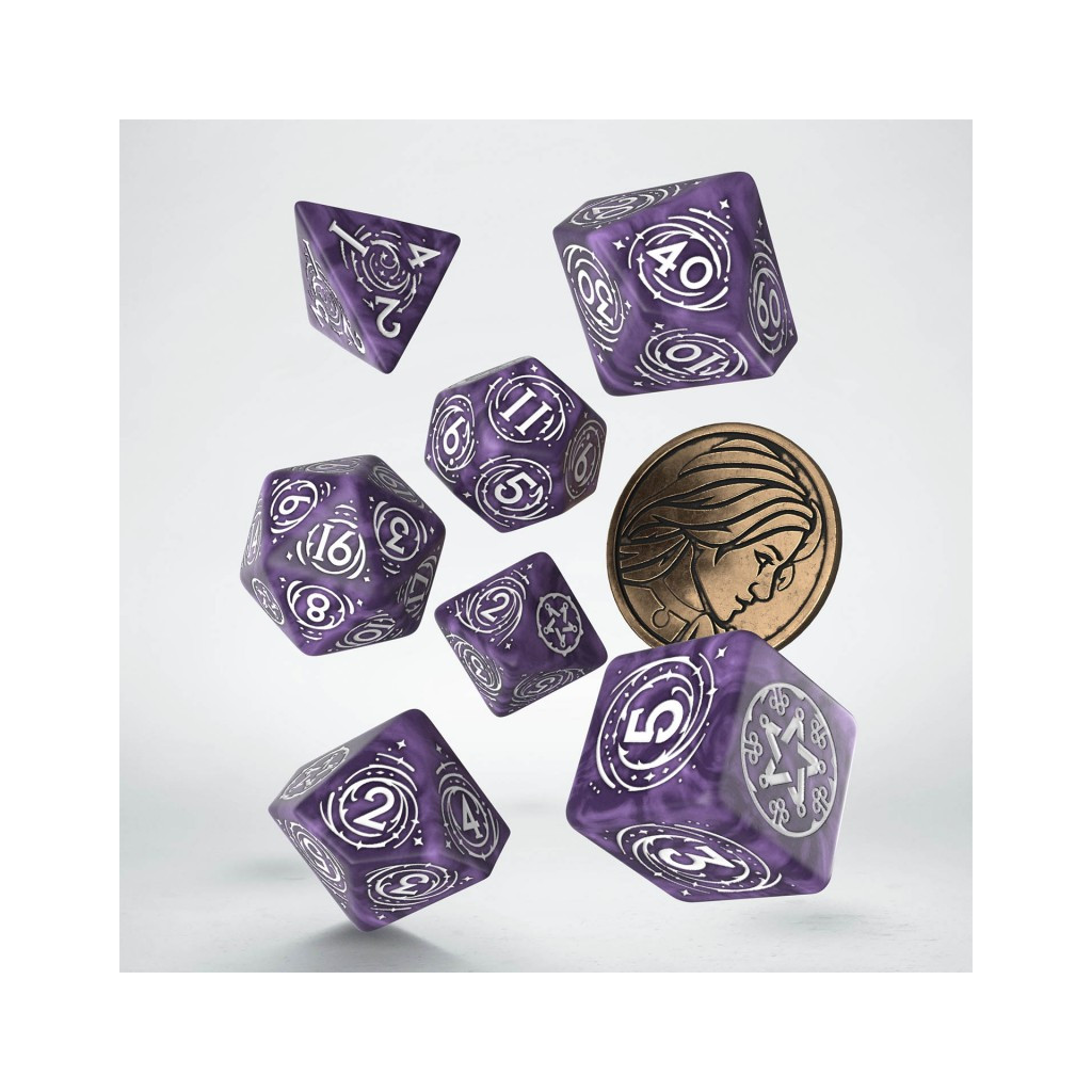 The Witcher Dice Set - Yennefer - Lilac and Gooseberries
