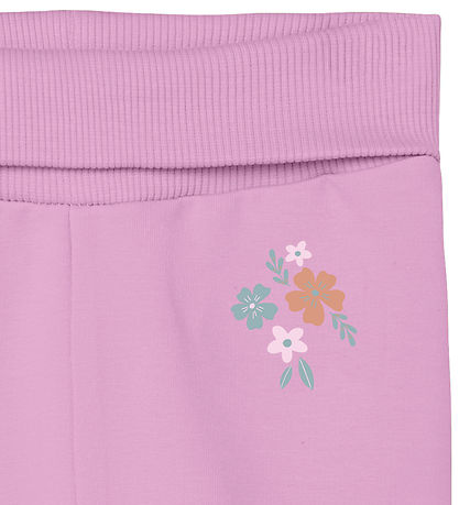Name It Jogginghosen - NbfVrillie - Pastel Lavender/Blumen
