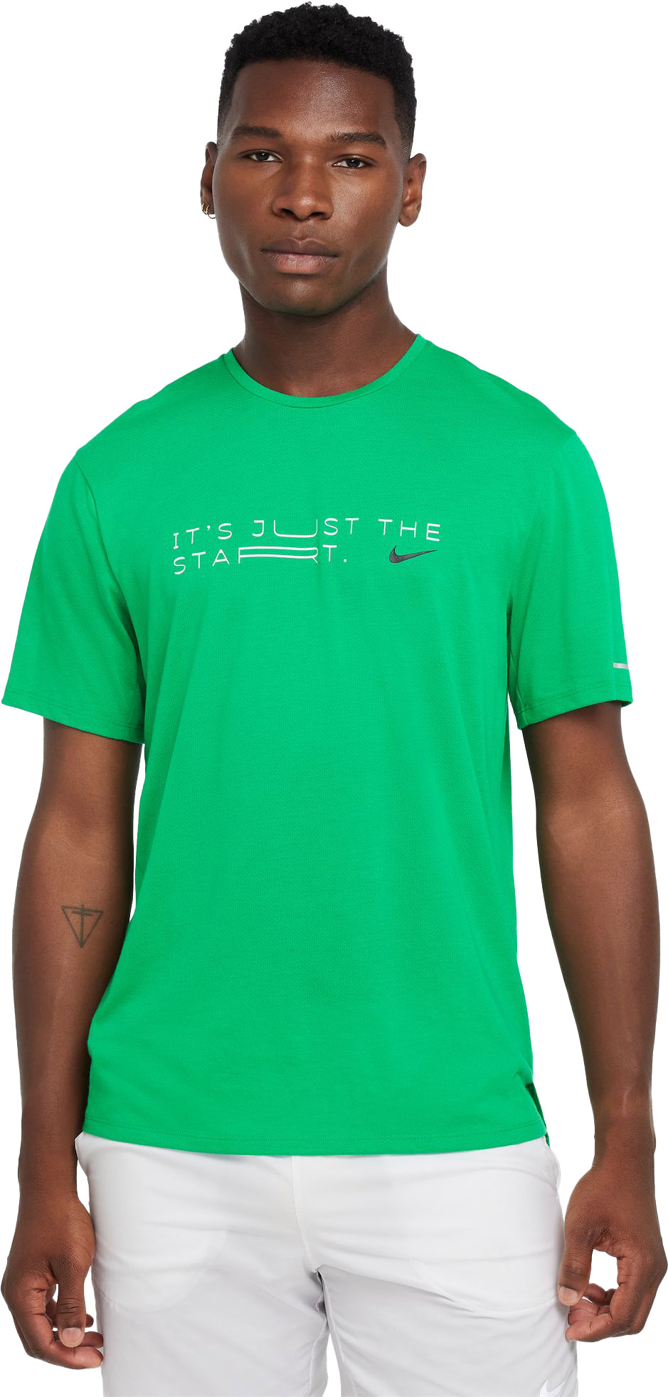Dri-FIT Nike Rise 365 Kipchoge Shirt Herre 324/Stadium Green/Black/Reflective