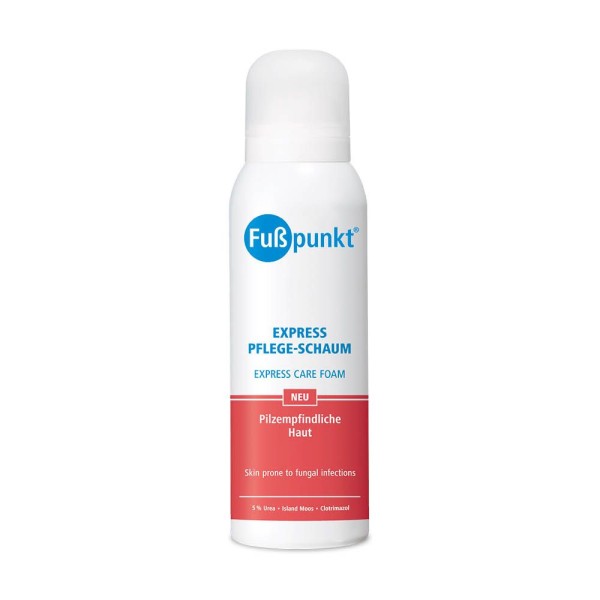 Fußpunkt Express Pflege-Schaum pilzempfindliche Haut 125ml