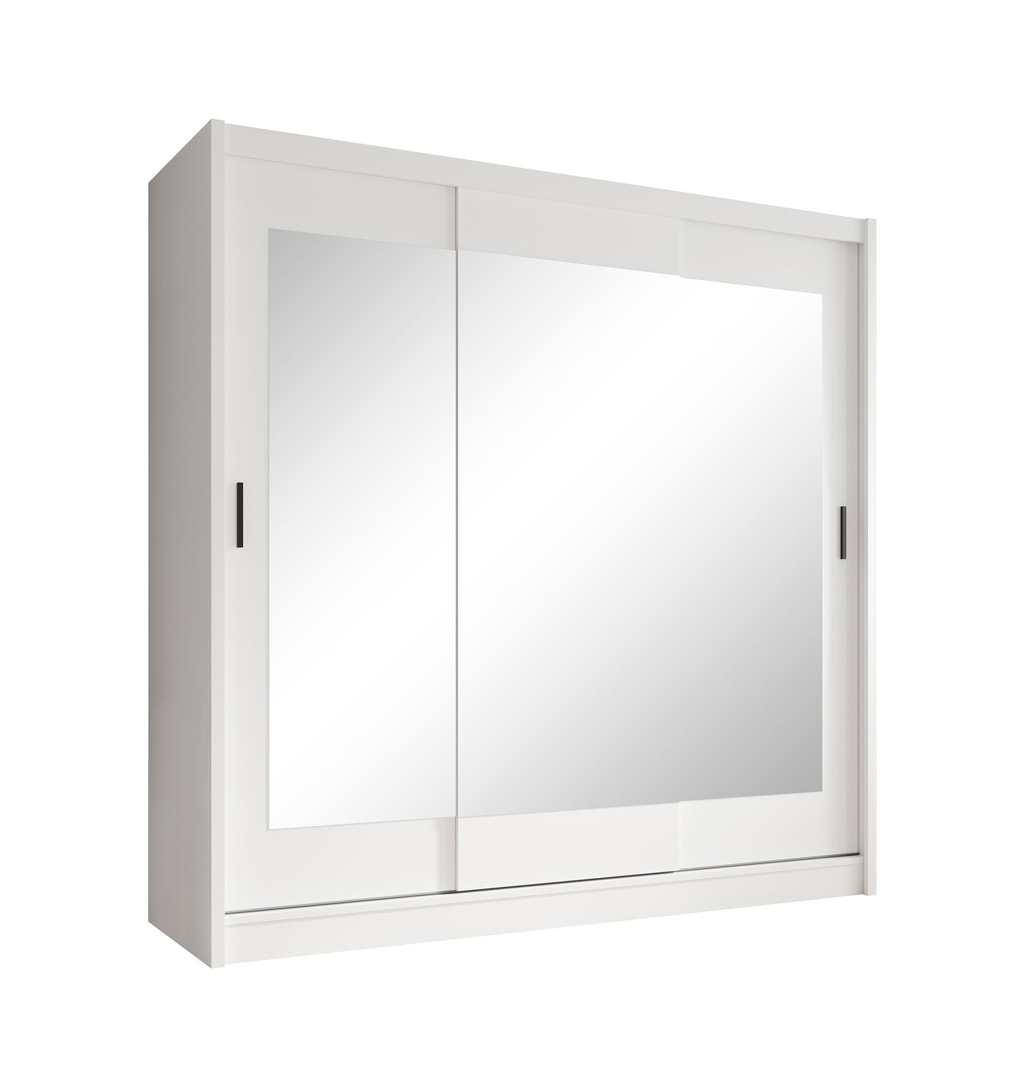 Alcamo 2 - Kledingkast met schuifdeuren - Wit - 205x63x205 cm
