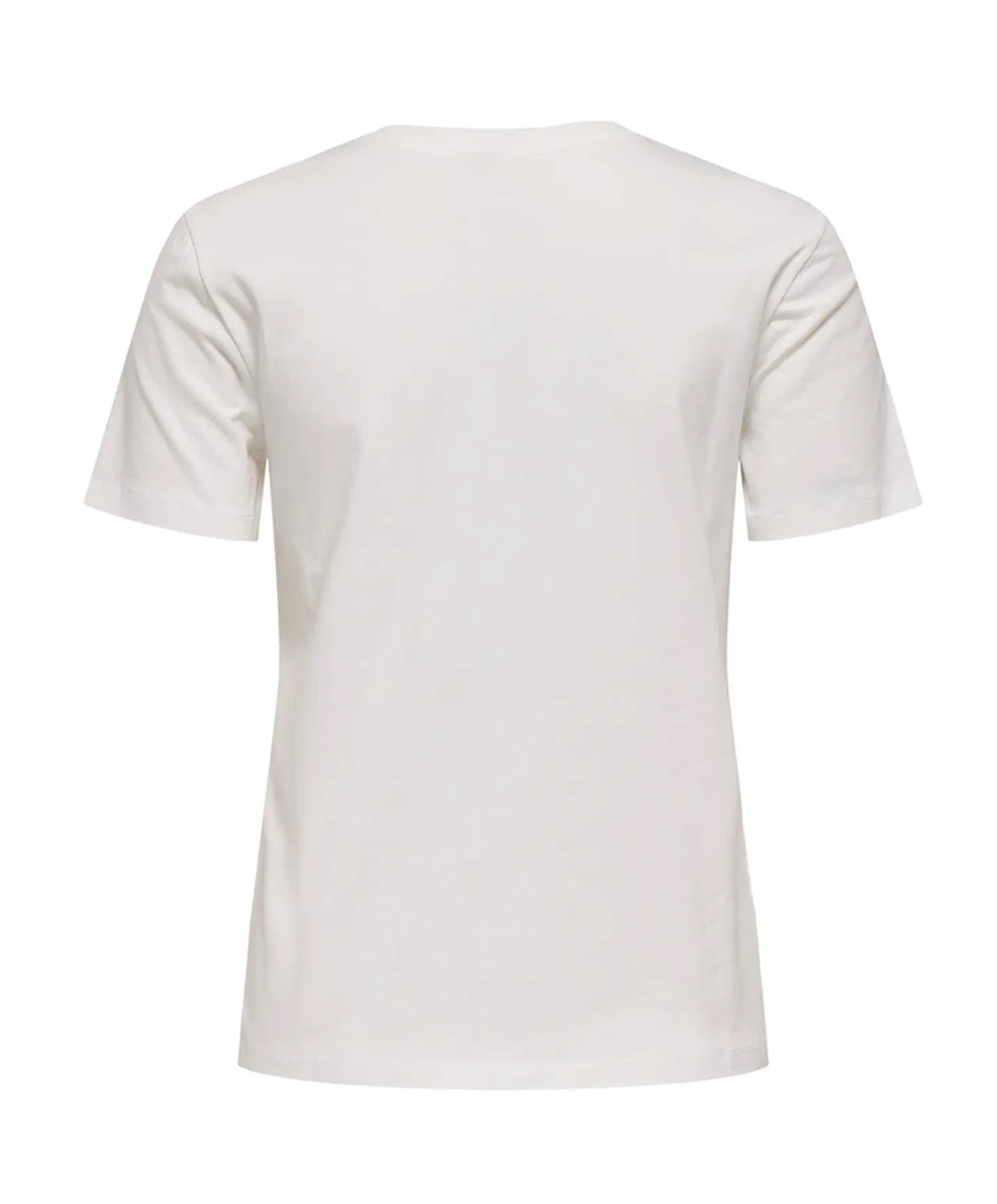 Only Dames T-shirt ecru