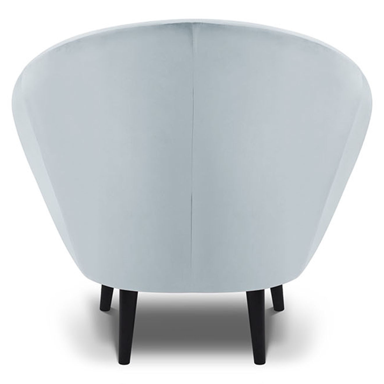 Mazzini Sofas Fauteuil velours petale bleu clair - 94x90x92 cm