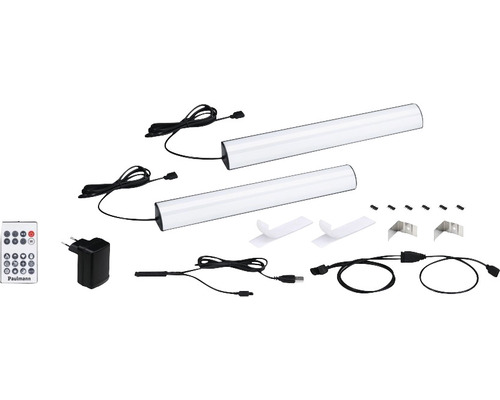 EntertainLED Lightbar Dynamisch 2-pack 2x24 lm H 30,5 cm RGB kleurverandering met geheugenfunctie + afstandsbediening