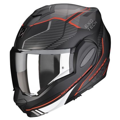 Casque Scorpion Exo EXO-TECH EVO - ANIMO - Noir / Rouge