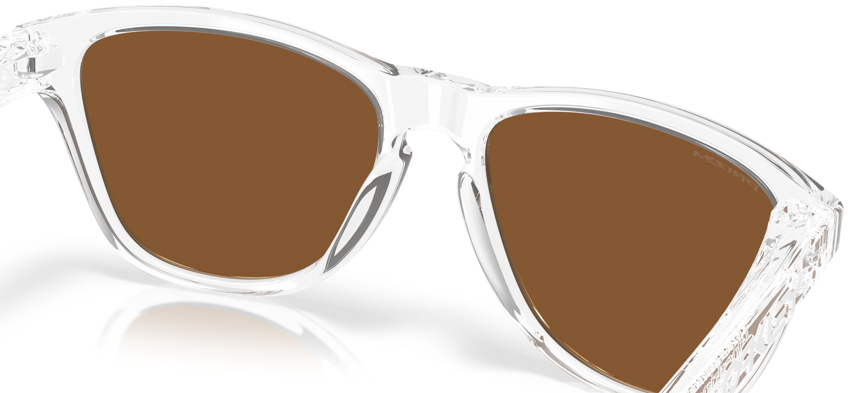 Frogskins S 0253/Polished Clear w/Prizm Violet