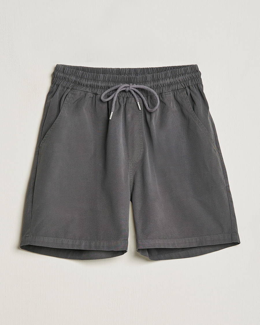 Colorful Standard Classic Organic Twill Drawstring Shorts Lava Grey