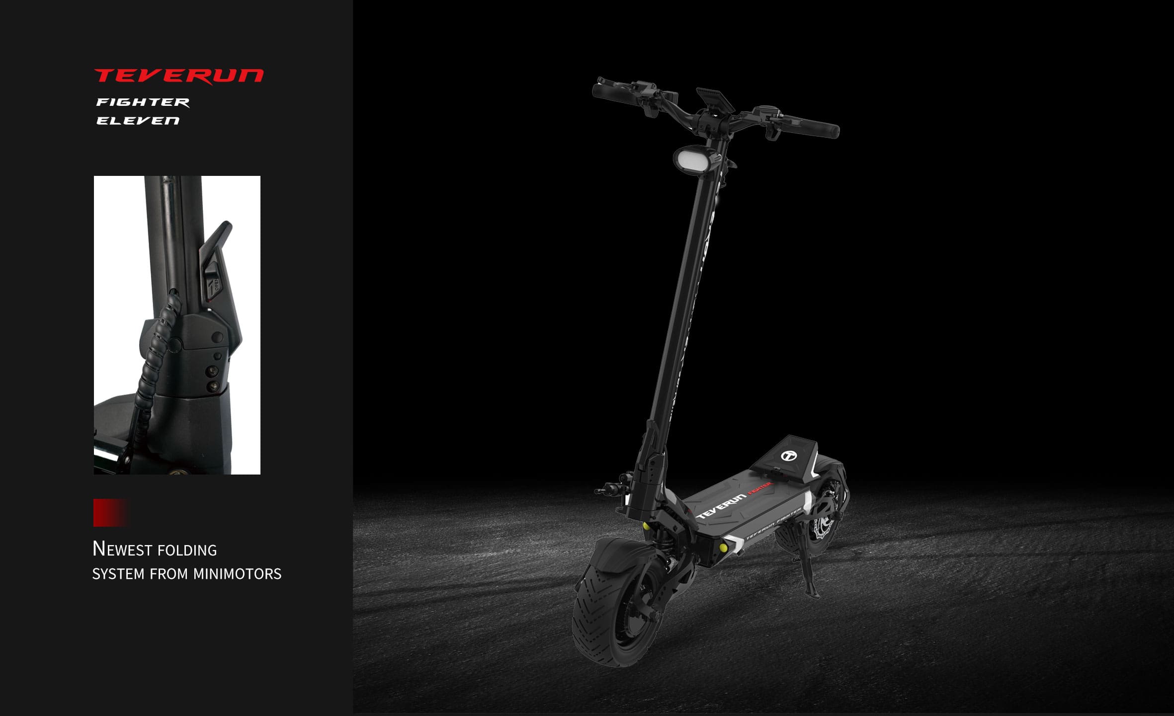 Trottinette électrique Teverun Fighter 11+ by Minimotors (60V35AH) IPX5 - Occasion