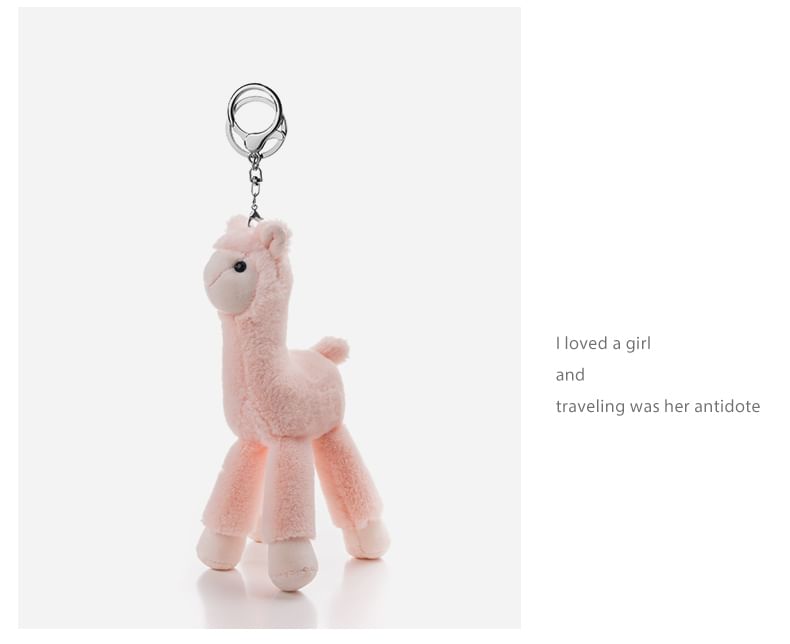 Worthbuy - Llama Chenille Tashanger Sleutelhanger