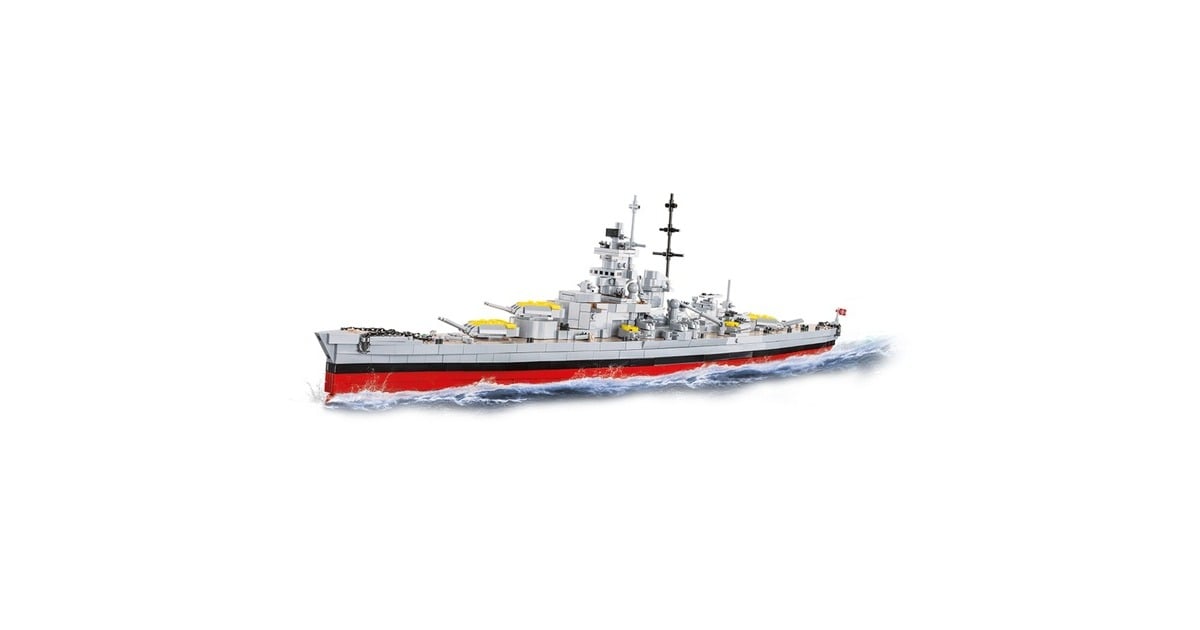 COBIBattleship Gneisenau Constructiespeelgoed  (Schaal 1:300)