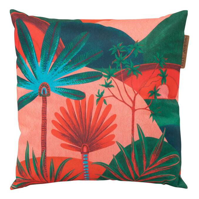 Coussin déco d'extérieur MAORIA motif Jungle