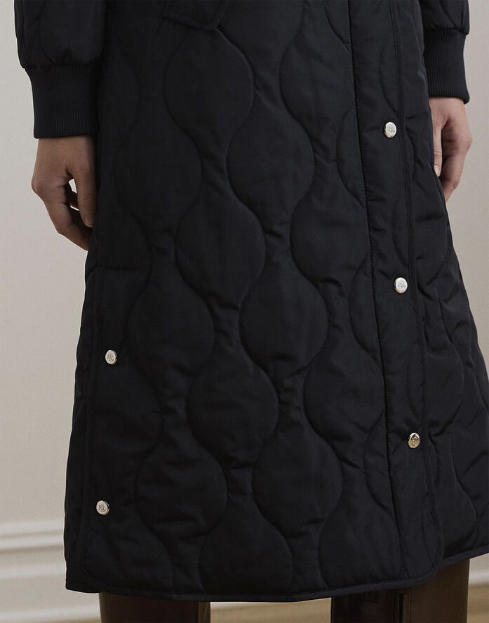 Lauren Ralph Lauren SATIN FINISH RCYCLD-QUILT ONON 46 Dk navy