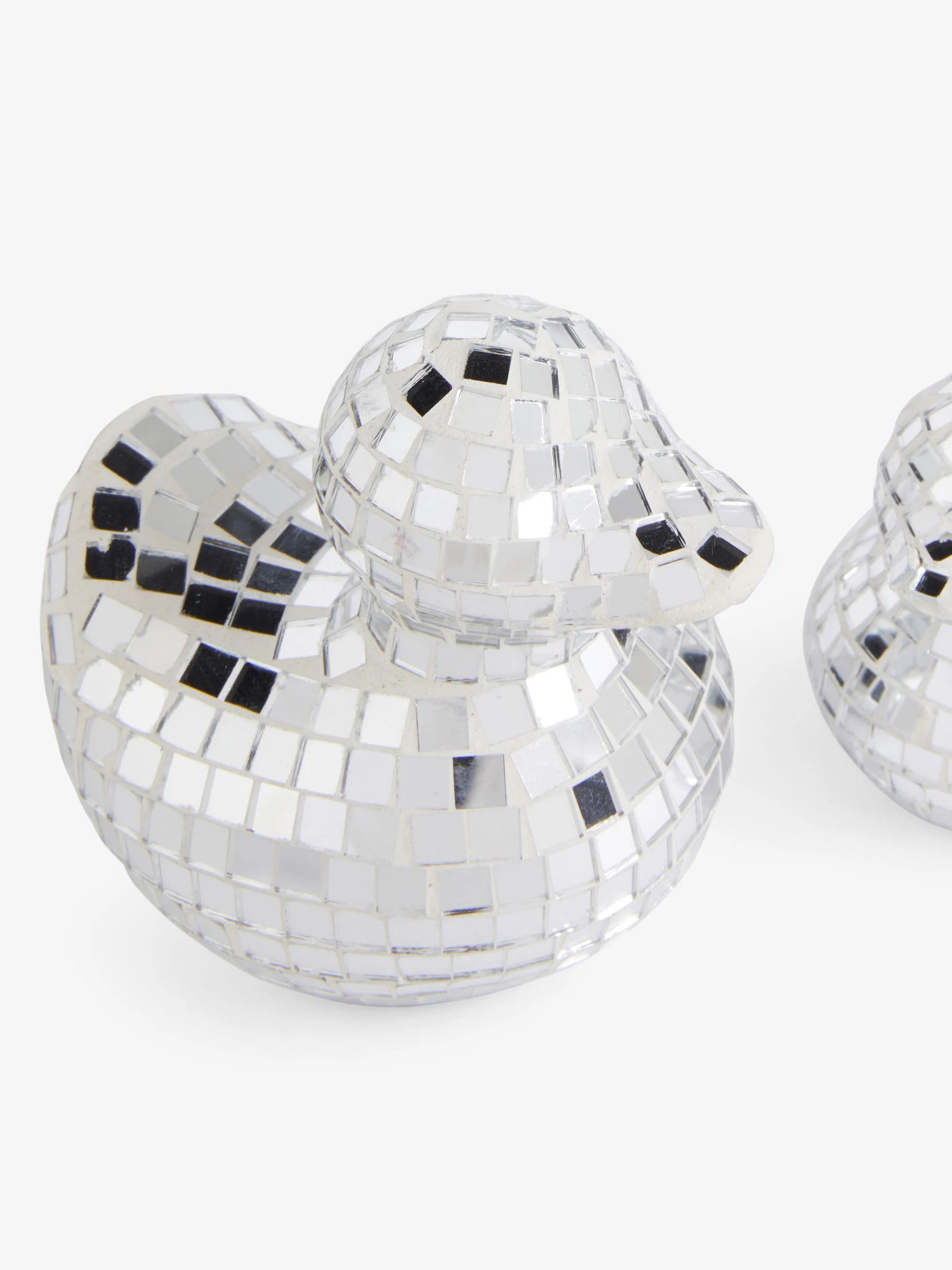Set of 2 Disco Duck Ornaments