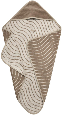 Leander Håndkle med Hette, Woodland Cappuccino