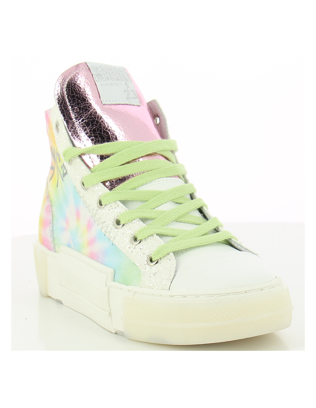 semerdjian baskets montantes femme E252E3-V11 Tie and dye