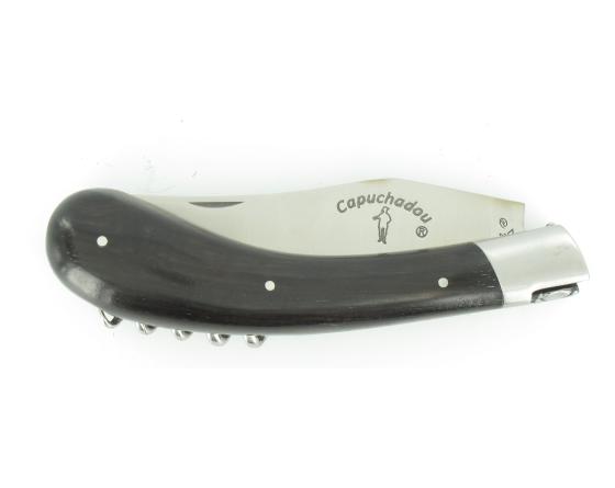 Capuchadou 12cm Ebène - 2 pièces Couteau de Poche - Capouchadou par Fontenille Pataud