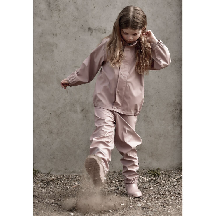 Mikk-Line PU Rain no Susp. Recycled Lyserød