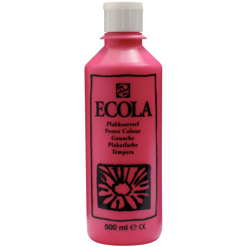 Talens Plakatfarbe Ecola, 500 ml, tyrischrosa, 1 Stück