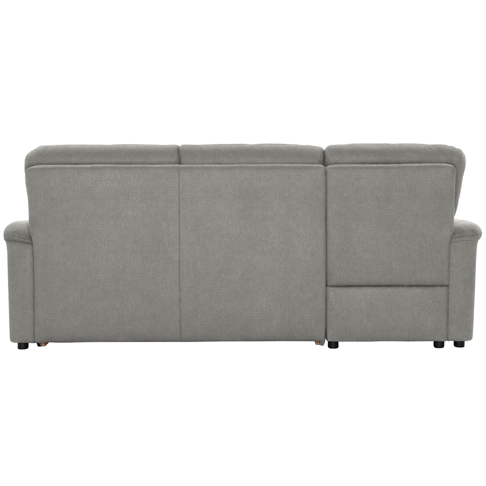 polsterpower Ecksofa - Belle silver - Basismodell - Recamiere links
