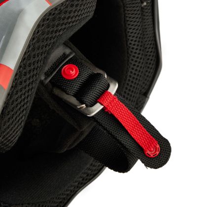 Casque cross Fox V1 - ATLAS 2024 - Gris / Rouge
