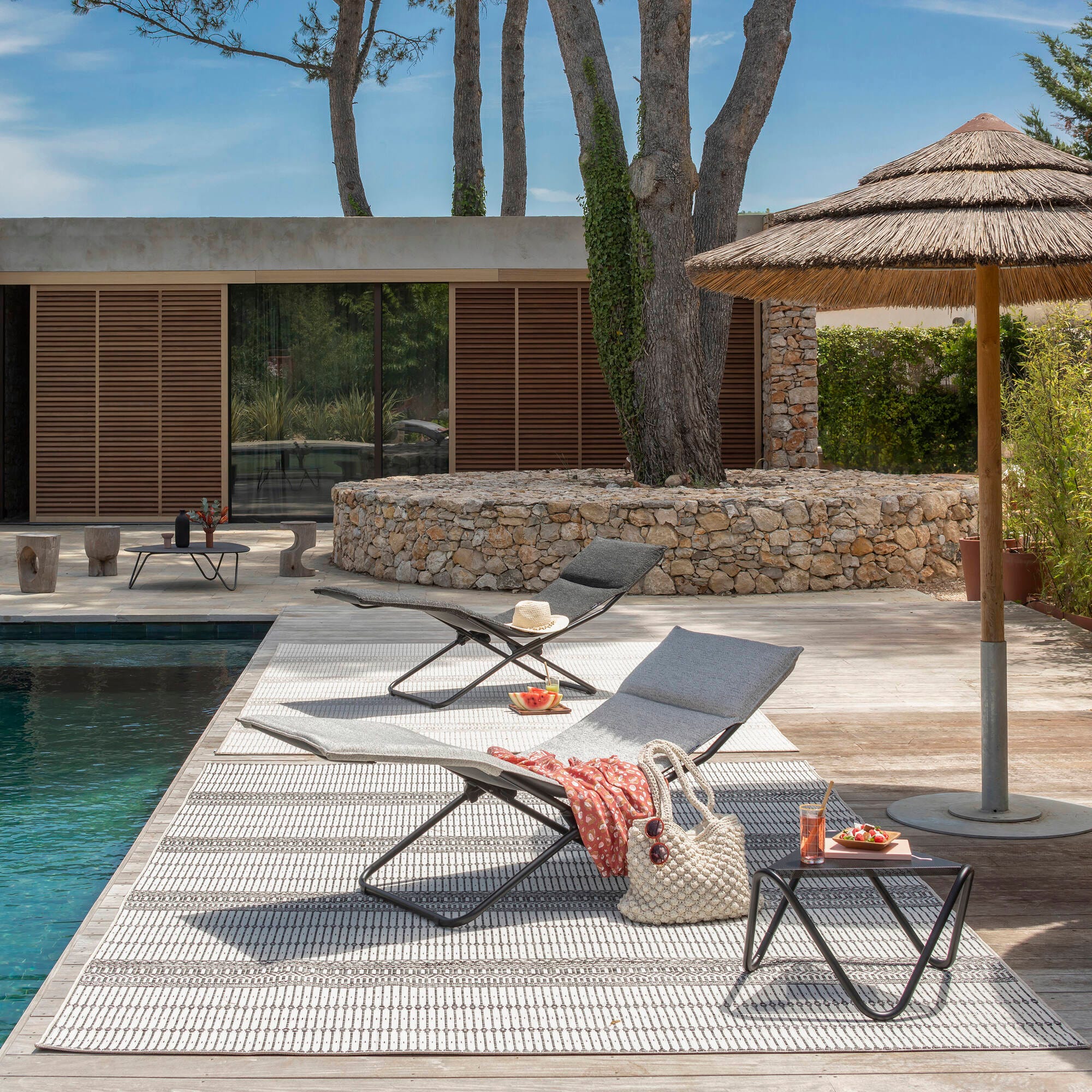 Couchtisch Cocoon HPL Grau Fusain-Titane