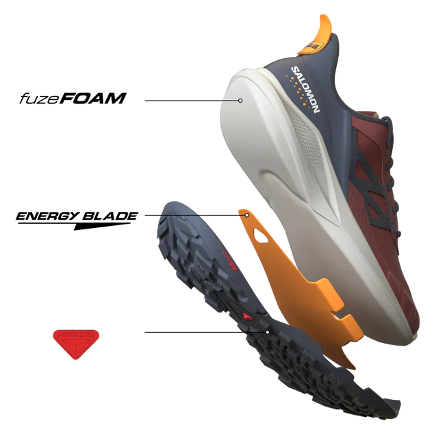 OUTPULSE GORE-TEX  Hiking-Halbschuhe Damen Black/StormyWeather/VanillaIce