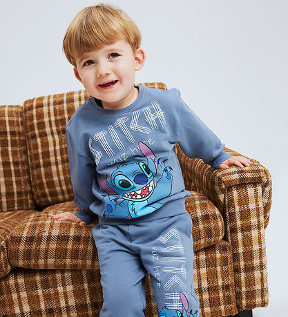 Name It Sweatshirt - NmmNeil - Disney Stitch - Flint Stone m. Pr