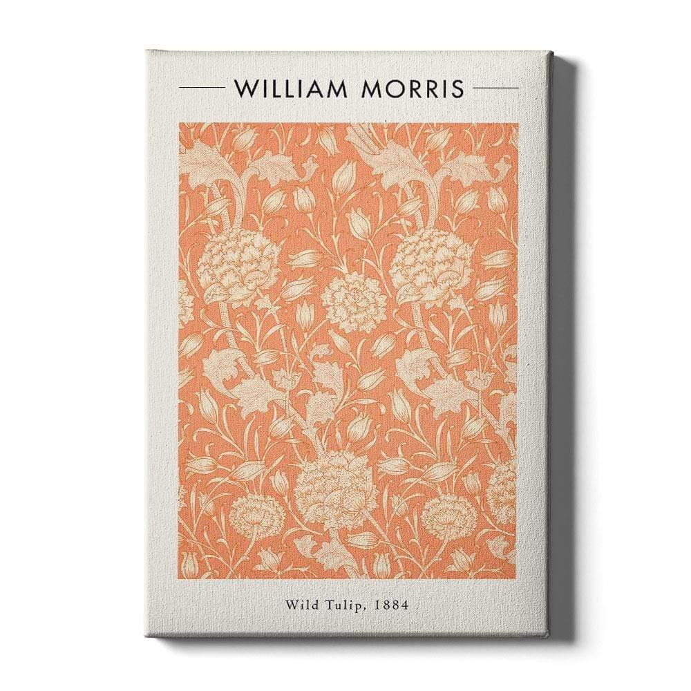 Walljar - canvas schilderij - william morris - wild tulip Canvas schilderij - 50 x 70 cm